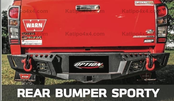 REAR BAR ISUZU D-MAX , SPORT DESIGN ( 2011-2019 )