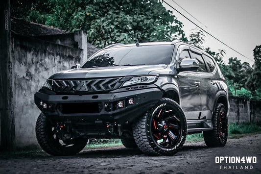 OPTION4WD - Mitsubishi Pajero V.1 FRONT WINCH BAR ( 2015-2019 )