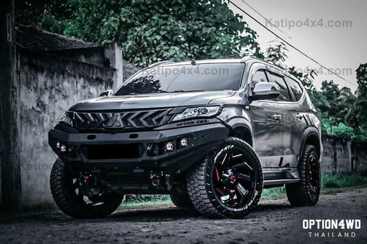 OPTION4WD - Mitsubishi Pajero V.1 FRONT WINCH BAR ( 2015-2019 )