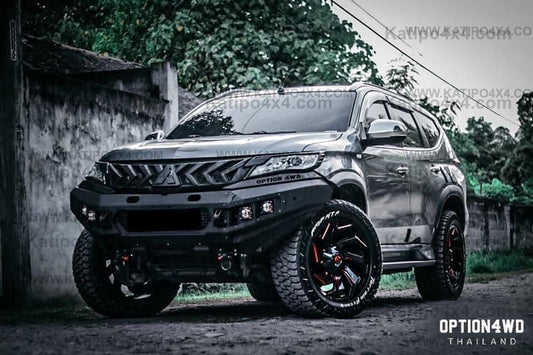 OPTION4WD - Mitsubishi Pajero V.1 FRONT WINCH BAR ( 2015-2019 )