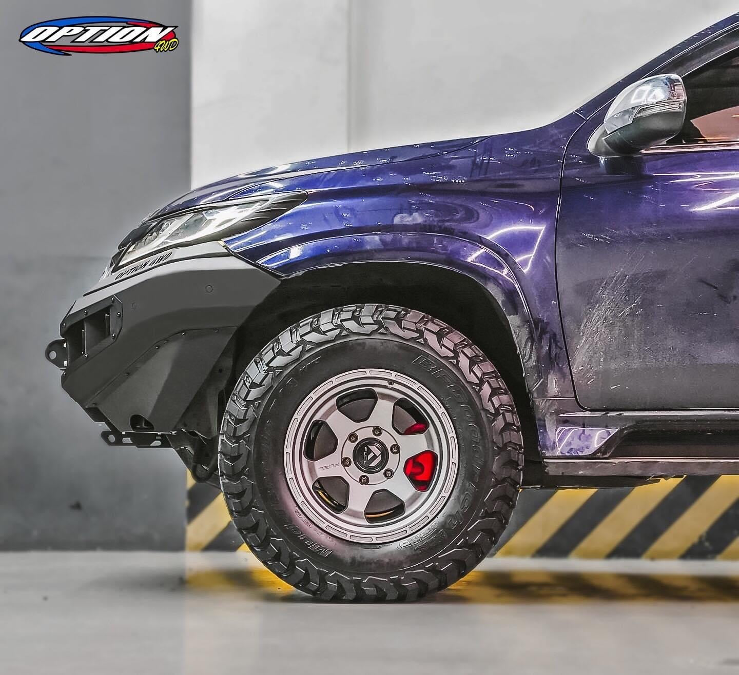 OPTION4WD - Mitsubishi Pajero V.1 FRONT WINCH BAR ( 2015-2019 )