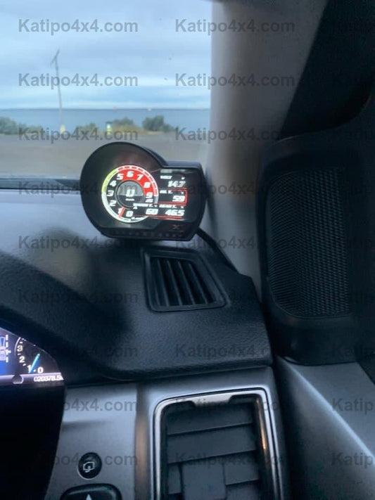 OBD2+GPS Smart Car HUD Gauge Digital Odometer, Turbo boost, Oil Temp & More