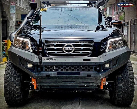 OPTION4WD - V.1 FRONT WINCH BAR - NISSAN NAVARA (2015-2019 )