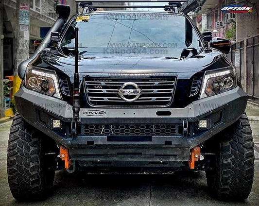 OPTION4WD - V.1 FRONT WINCH BAR - NISSAN NAVARA (2015-2019 )