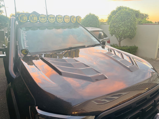 FORD RANGER, EVEREST & RAPTOR CARBON BONNET, TYPE - MARKO (2015-2022) N.Z ONLY