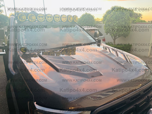 FORD RANGER, EVEREST & RAPTOR CARBON BONNET, TYPE - MARKO (2015-2022) N.Z ONLY