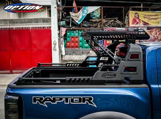OPTION4WD - V.1 SPORT BAR & RACK ( UNIVERSAL ) Suitable to fit onto a HARD-LID