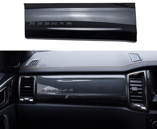 Carbon Fiber Color RHD Car Passenger Co-pilot Panel Cover Trim Interior Cover ( 2015 - 2022 )