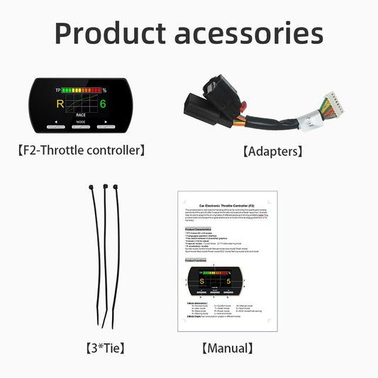 Car Throttle Controller Accelerator Tuning For Car 9 Drives 5 Modes Racing Accelerator Potent Booster For Bmw Bnez Ford Toyota