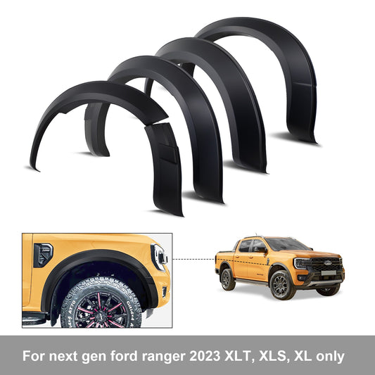 Fender Flares For Ford Ranger T9 2023+ NEXT-GEN WILDTRAK SPORT XLT XLS XL 4X4 Car Accessories Mudguard
