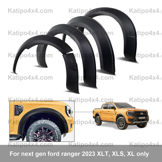 Fender Flares For Ford Ranger T9 2023+ NEXT-GEN WILDTRAK SPORT XLT XLS XL 4X4 Car Accessories Mudguard