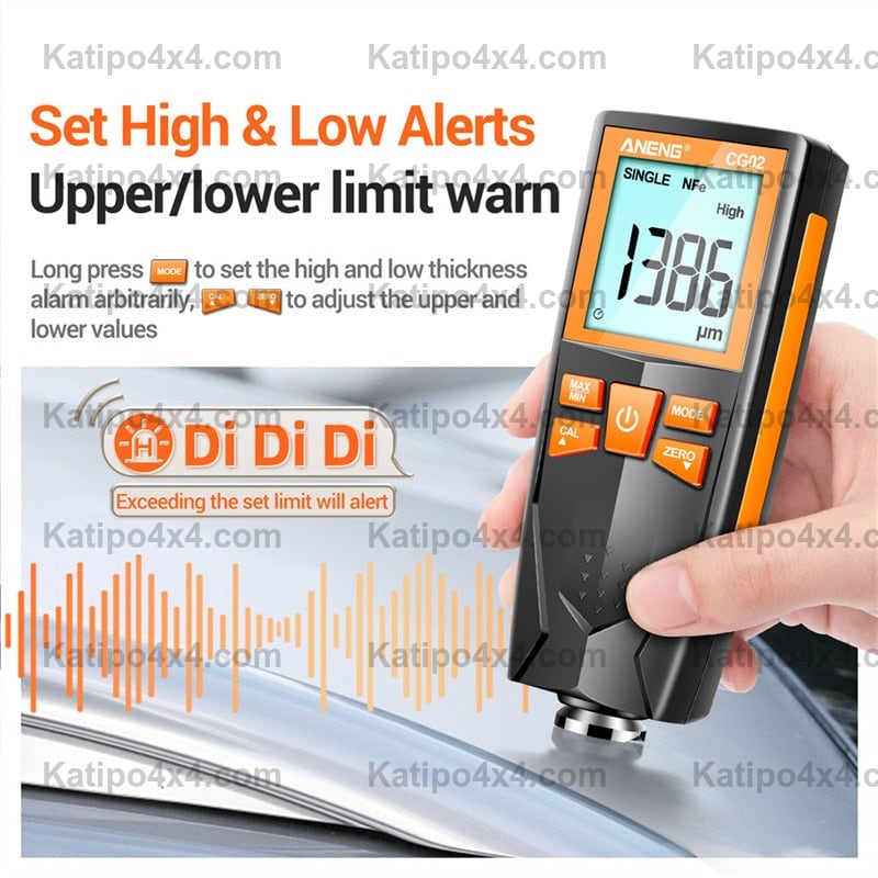 Paint Thickness Gauge Car Finish Coating Thickness Meter ( FREE WORLDWIDE SHIPPING )