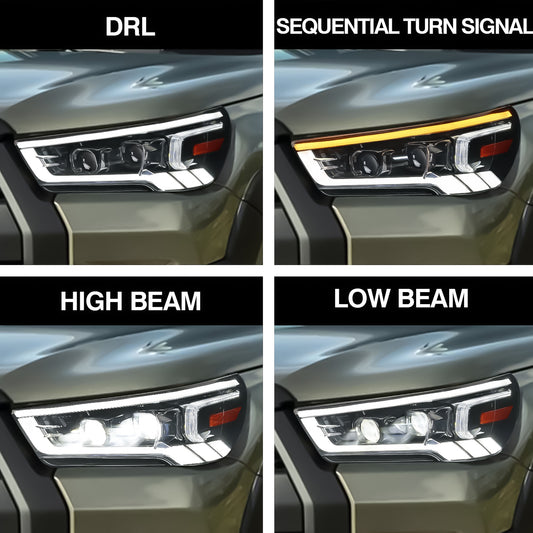 TOYOTA HILUX N80 LED HEADLIGHTS 2020-2022