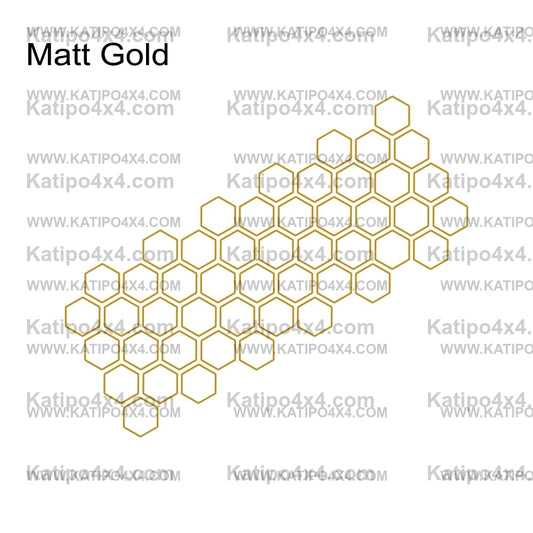 Car Graphics Honeycomb Open Style Sticker Auto Decor Tuning Car Side Sticker