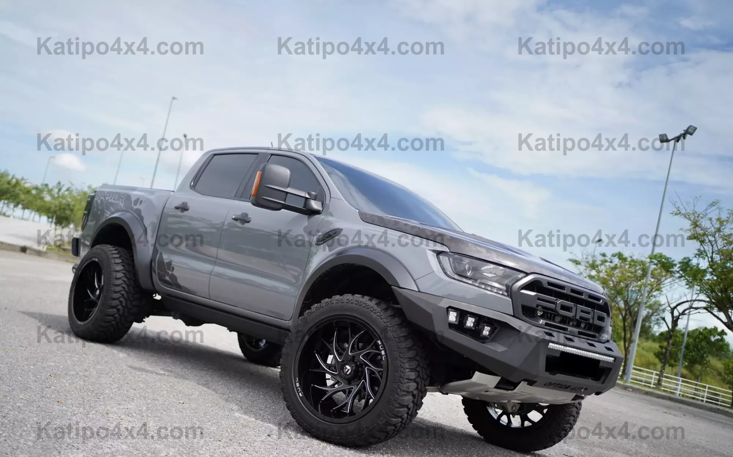 V.2 FRONT WINCH BAR, RANGER RAPTOR ( 2018-2022 ) NEW ZEALAND ONLY