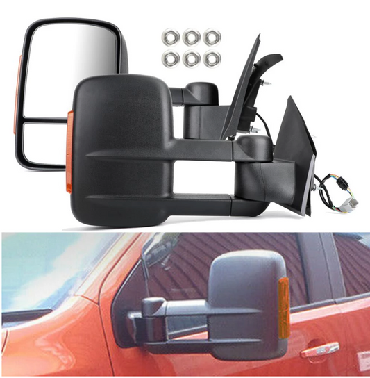 FORD RANGER & MAZDA BT-50 TOWING MIRRORS 2011-2022 PX1,PX2,PX3 & RAPTOR, FREE WORLDWIDE SHIPPING