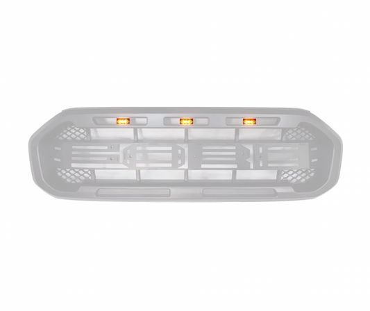 FORD RANGER RAPTOR GRILL - AMBER RUNNING LIGHTS ( F-150 STYLE ) ( FREE WORLDWIDE SHIPPING )