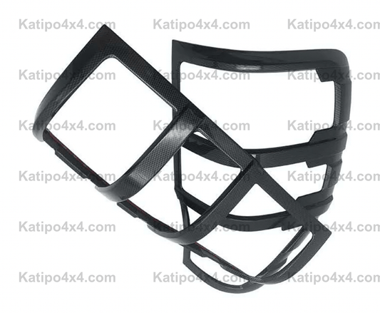 Carbon Fiber Colour tail light cover rear lamp cover for Ford Ranger & Raptor 2012-2022