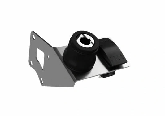 Switch/Outlet Mounting bracket: Stainless Steel bracket to mount your ARB outlet and switch cleanly alongside your compressor