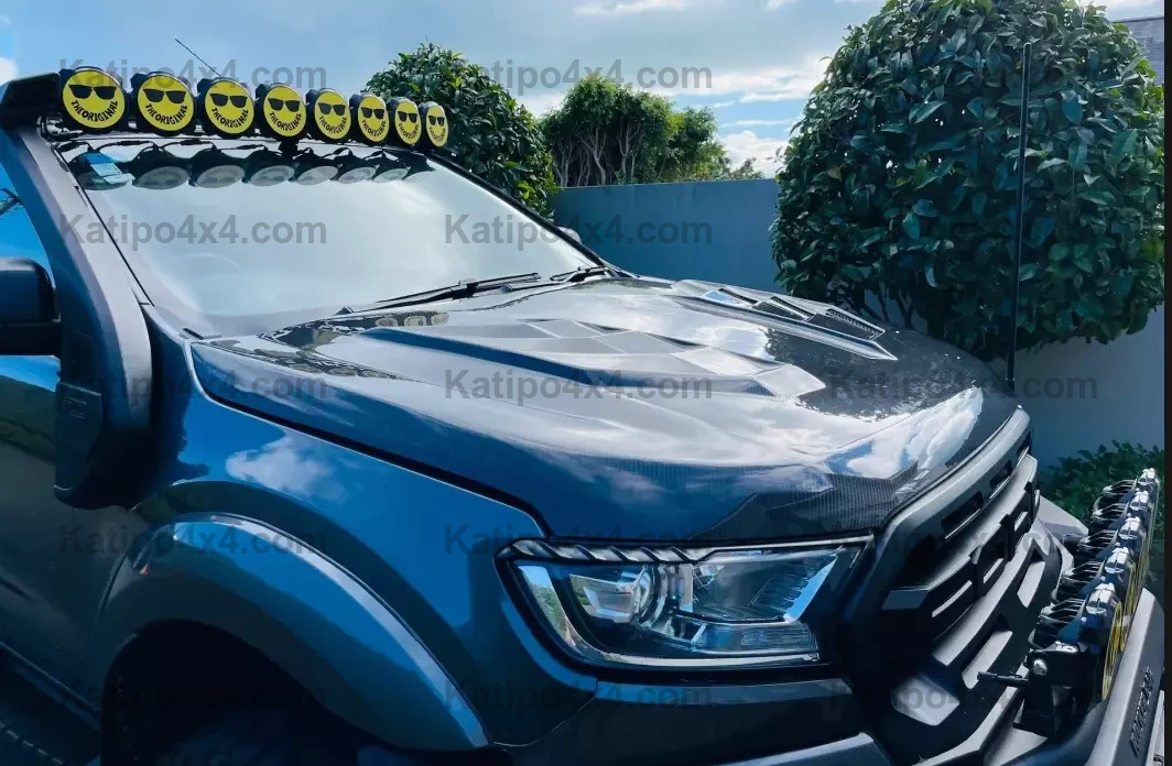 FORD RANGER, EVEREST & RAPTOR CARBON BONNET, TYPE - MARKO (2015-2022) N.Z ONLY