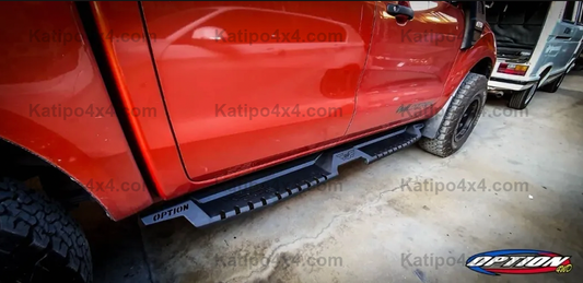 OPTION4WD - FORD RANGER & RAPTOR & BT-50 V.2 SIDE STEPS (2012-2023+)