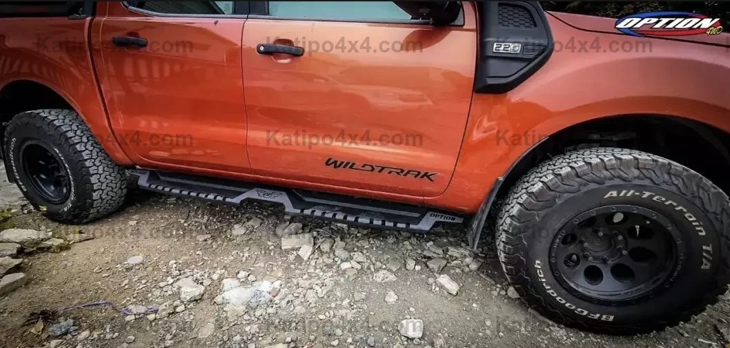OPTION4WD - FORD RANGER & RAPTOR & BT-50 V.2 SIDE STEPS (2012-2023+)