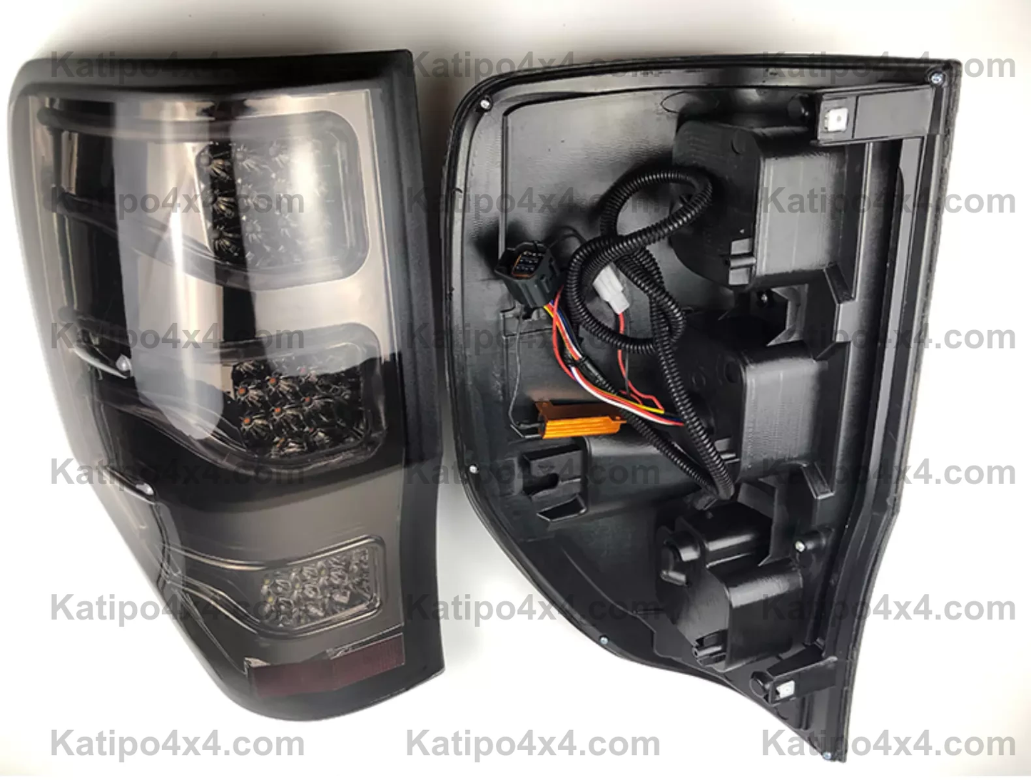 FORD RANGER & RAPTOR / LED REAR TAIL LIGHTS, TYPE - ALIEN ( FREE WORLDWIDE SHIPPING )