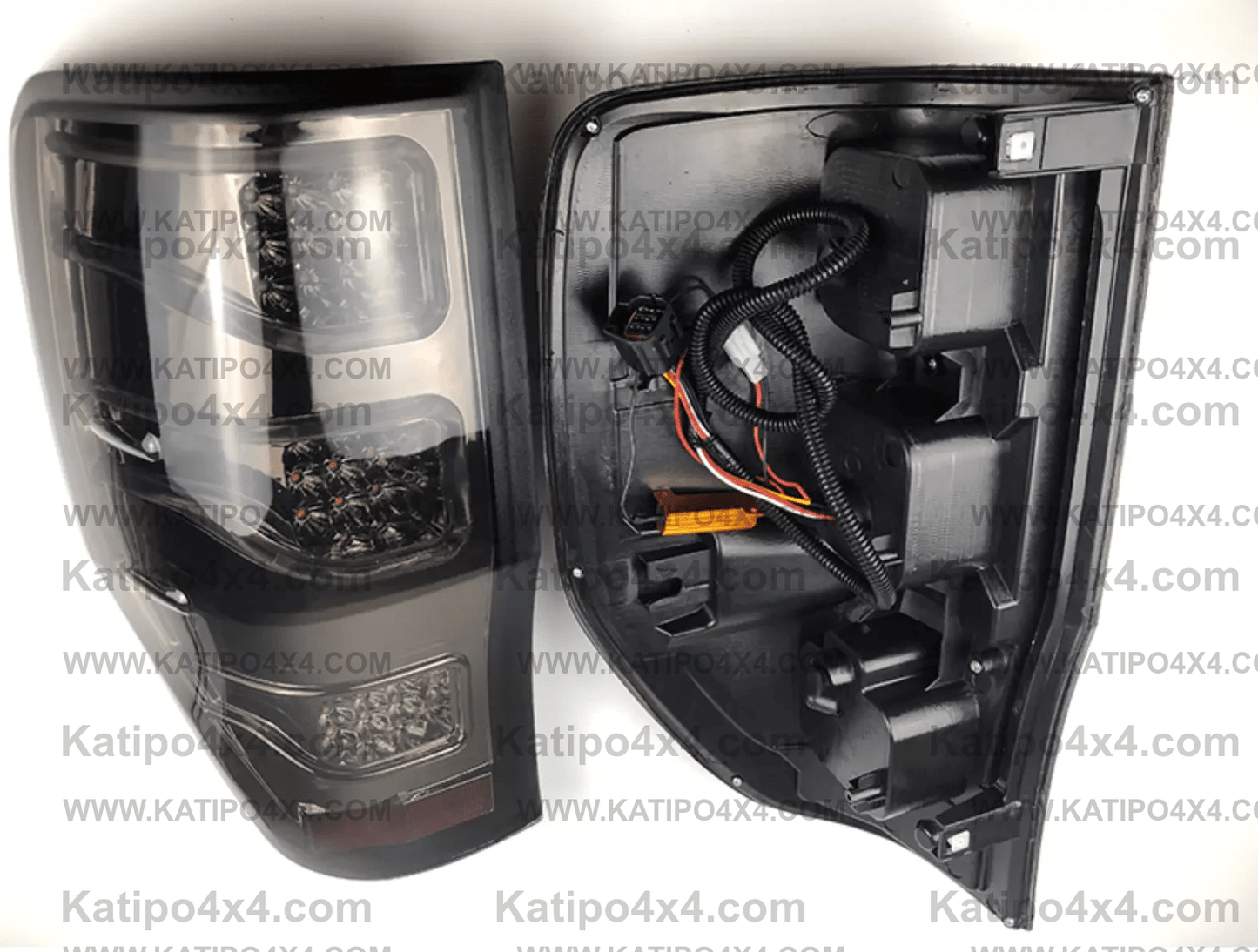 FORD RANGER & RAPTOR / LED REAR TAIL LIGHTS, TYPE - ALIEN ( FREE WORLDWIDE SHIPPING )