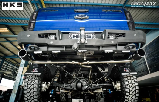 HKS DUAL EXIT RAPTOR, LEGAMAX MUFFLER EXHAUST (2018-2022)