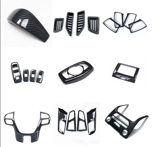 Carbon fiber interior kit decorative panel fit for Ford Ranger Everest (2015-2019) ( FREE WORLDWIDE SHIPPING )