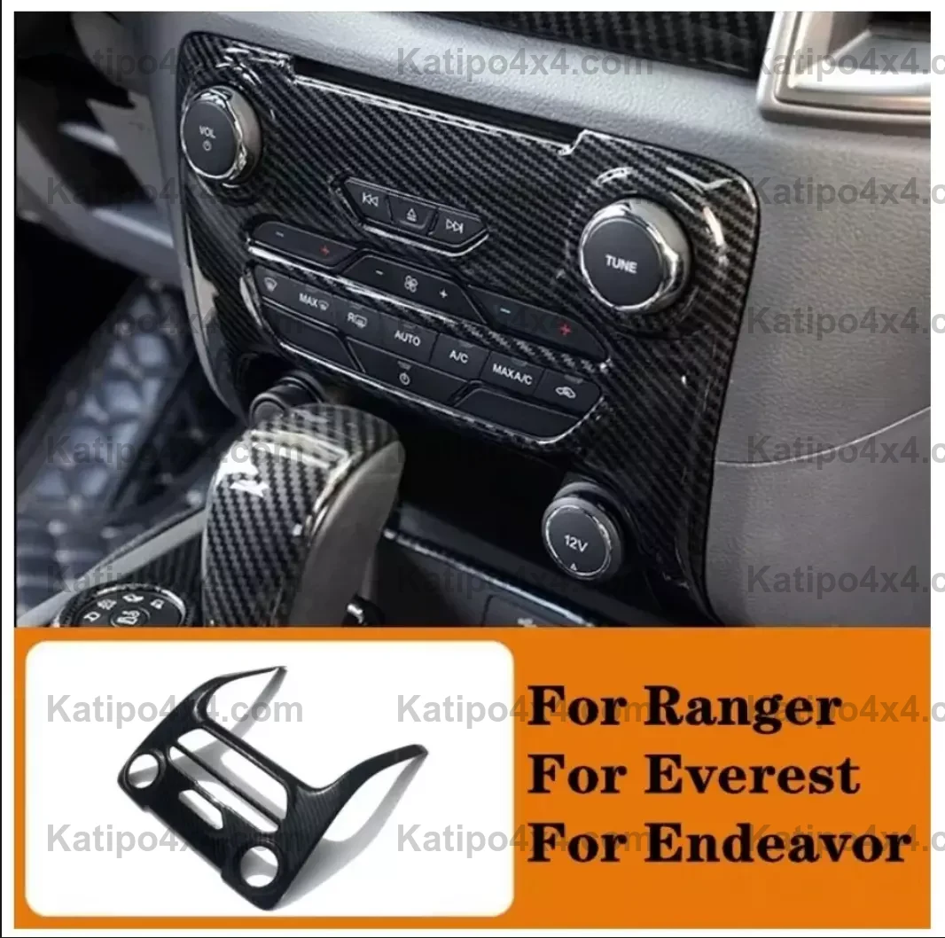 Carbon fiber interior kit decorative panel fit for Ford Ranger Everest (2015-2019) ( FREE WORLDWIDE SHIPPING )