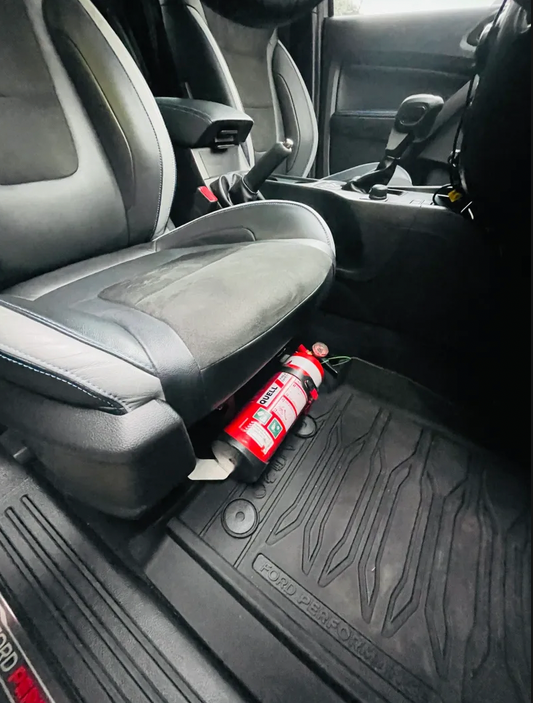 Ford Ranger, Everest & Raptor - Front seat Fire Extinguisher & Bracket (2012-2022)