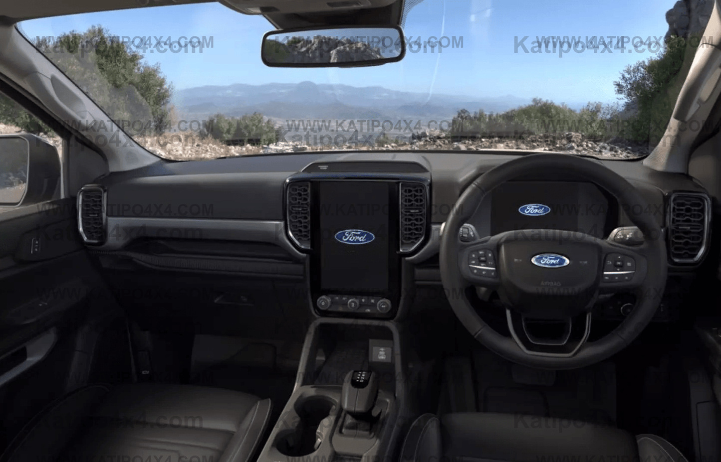 For Ford Ranger, Everest & Raptor 2022-2026+ Car GPS Navigation LCD Screen Tempered Glass Protective Film Anti-scratch Film, FREE WORLDWIDE SHIPPING