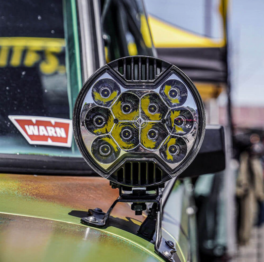 KC - 6" SlimLite LED - 2-Light System - 50W Spot Beam