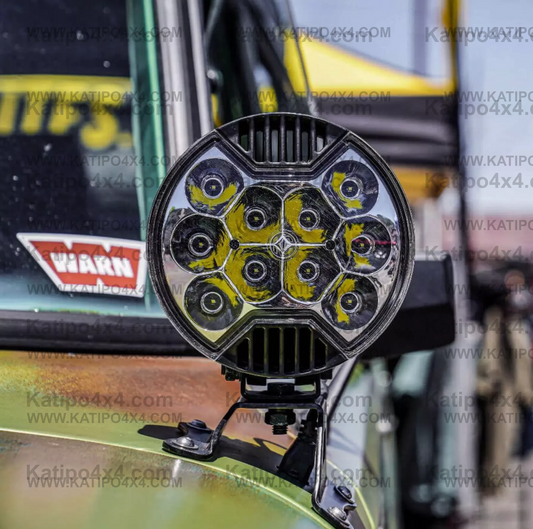 KC - 6" SlimLite LED - 2-Light System - 50W Spot Beam