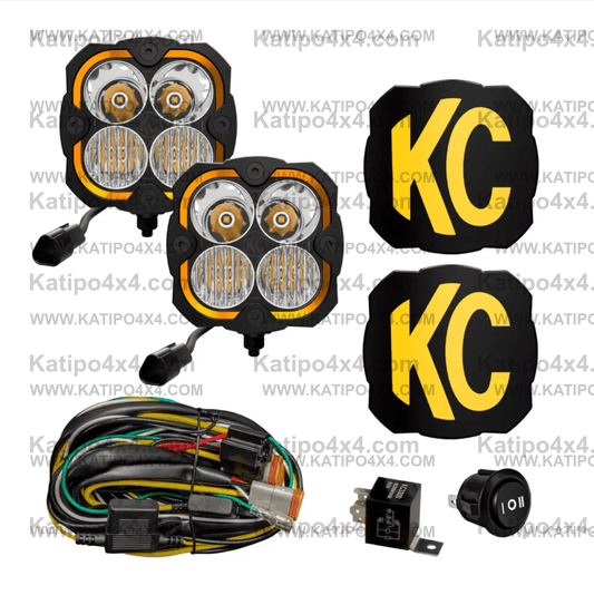 KC FLEX ERA® 4 Master Kit - 80W Combo Beam - Designed for Baja Racing