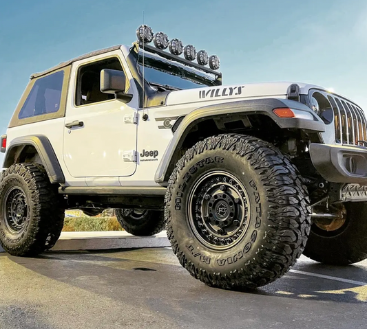 50" KC Xross Bar - Overhead - SlimLite LED - 6-Light System - 300W Spot Beam - 18-23 Jeep JL / JT