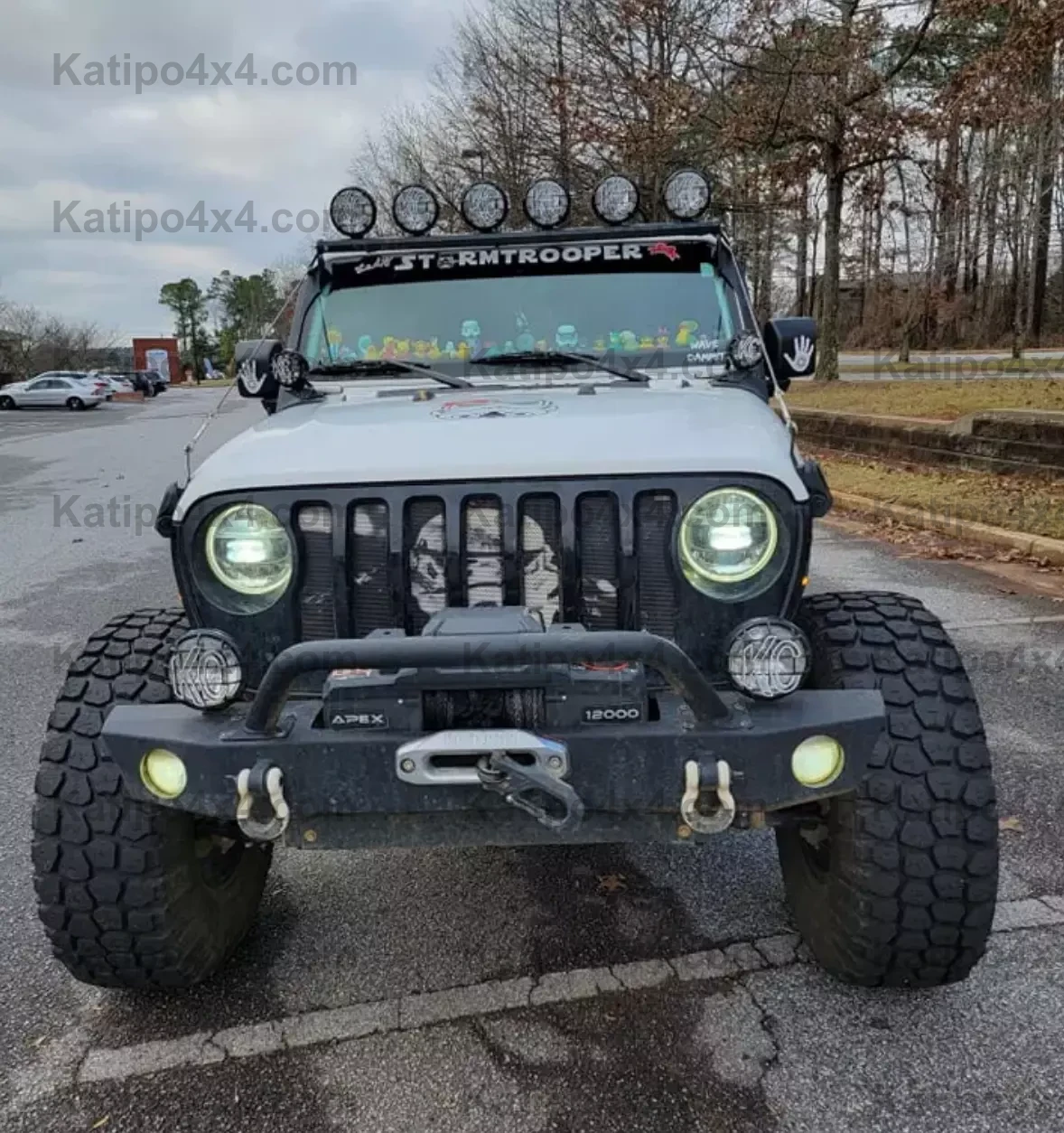 50" KC Xross Bar - Overhead - Apollo Pro Halogen - 6-Light System - 600W Combo Beam - 18-23 Jeep JL / JT