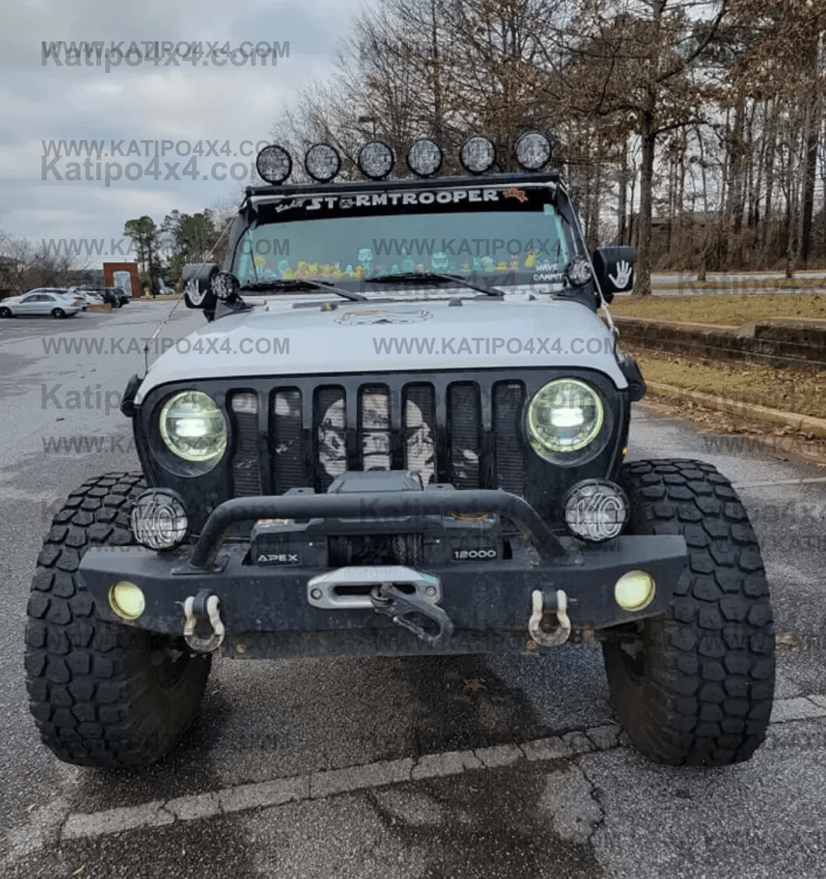 50" KC Xross Bar - Overhead - Apollo Pro Halogen - 6-Light System - 600W Combo Beam - 18-23 Jeep JL / JT
