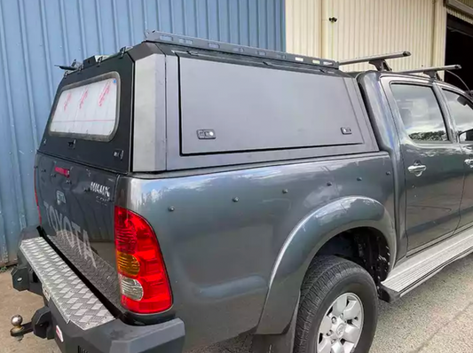 2008-2024+ TOYOTA HILUX, Heavy Duty Secure & Strong Lock-up Aluminium Canopy