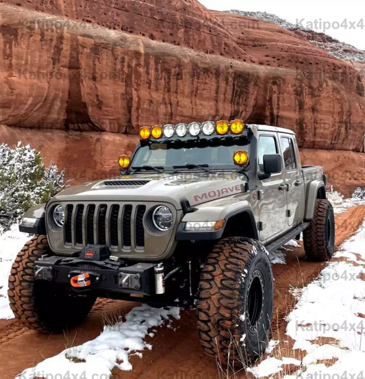 Bracket Set - 50" Light Bar - Overhead Mount - Pair - for Jeep 392/Mojave