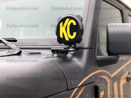 6" Pro6 Gravity® LED - Pillar Mount - 2-Light System - SAE/ECE - 20W Driving Beam - 18-23 Jeep JL/JT/4xe