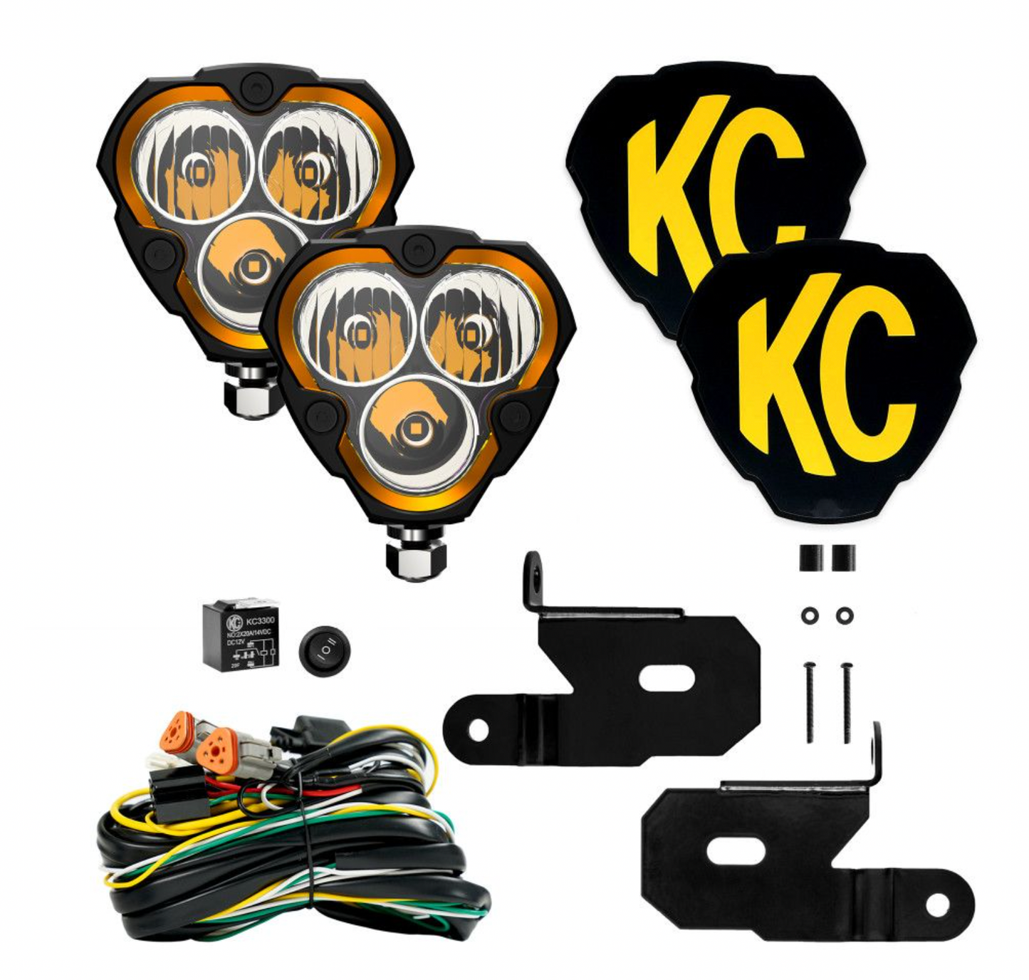 FLEX ERA® 3 - 2-Light System - Pillar Mount - for 18-23 Jeep JL/JT/4xe