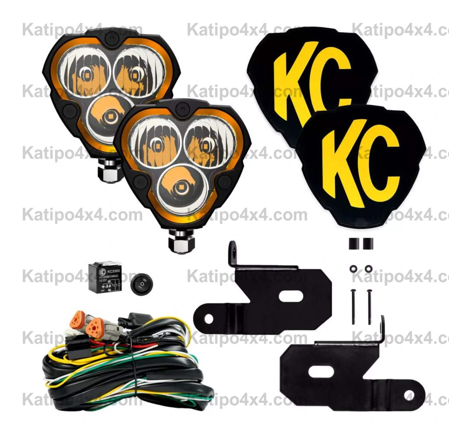 FLEX ERA® 3 - 2-Light System - Pillar Mount - for 18-23 Jeep JL/JT/4xe