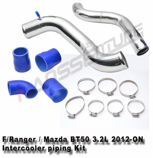 Aluminium Turbo Intercooler Piping Pipe Fit For Ford Ranger T6/ BT-50 3.2L TDCi 2012-2022. ( FREE WORLD WIDE SHIPPING )