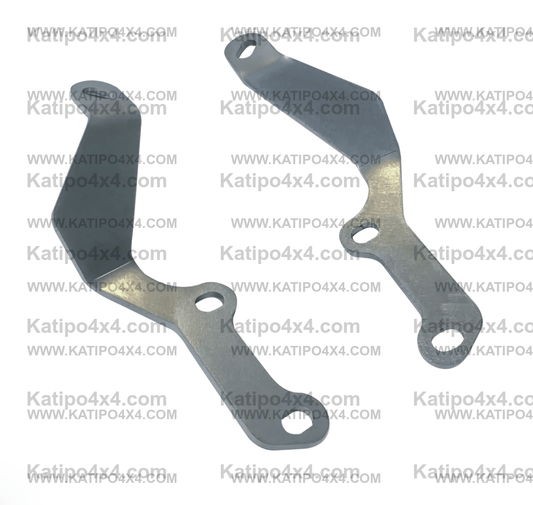 SCRUB KING: Ford Ranger PX Bonnet Hinge Ditch Light Bracket Pair 2012-2022 ( N.Z ONLY )
