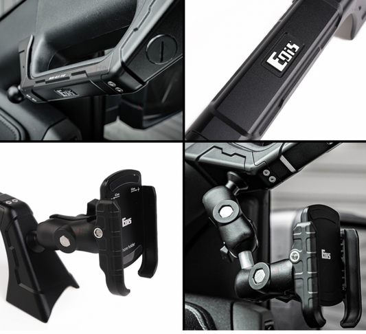 Alloy A-Pillar Grab Handle Cover Overlay Trim For Ford F150 Raptor 2017-2020 ( FREE WORLDWIDE SHIPPING )