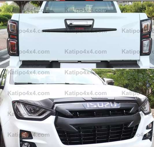 Isuzu D-max FULL BLACK OUT TRIM KIT 2020+
