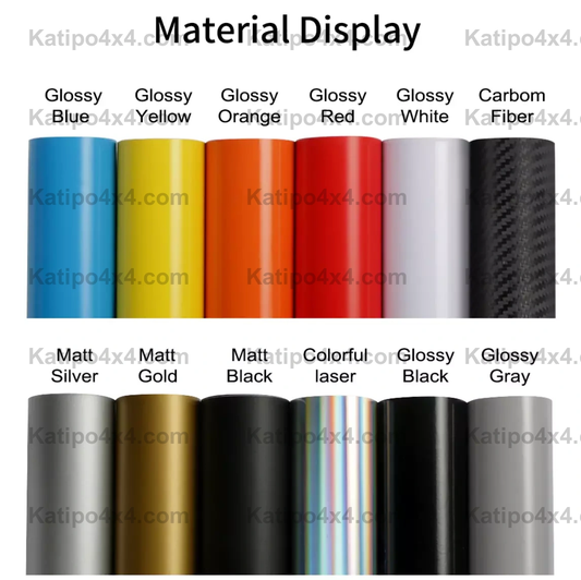 Ford Ranger & Raptor 2015-2022 Hood, Side Door, Roof & Tailgate Vinyl Decals ( FREE WORLDWIDE SHIPPING )