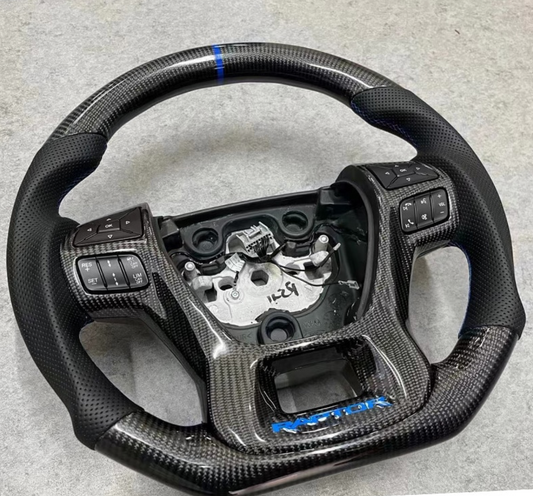 Carbon Fiber steering wheel Ford Ranger & Raptor 2015-2022 ( FREE WORLDWIDE SHIPPING )